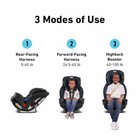 2-in-1 Convertible Car Seat  360   Rotating  Forward   Rear Facing  Slim Design