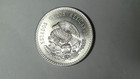 Bu 1948 Mo Mexico Cinco Pesos Silver Cuauhtemoc 30 Gramos Ley  900 Fine  4423 