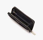 New Kate Spade Staci Large Continental Wallet Beige Leather Two Tone