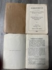 Vtg United Mine Workers Union Agreement  Miners Certificate   Dues Book 1930   s