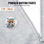 1 25  32mm Button Badge Parts Supplies 500 Sets Not Includes Maker Machine