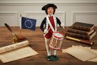 Byers Choice 250 Year Collectable Patriotic 1776 Drummer Caroler 5260