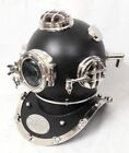 Brass Black Finish Us Navy Mark V Full Size Scuba Divers Diving Helmet Gift Item