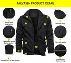 Mens Atheletic Bomber Jacket Firm Field Sturdy Cotton Coat Training Pilot Jacket
