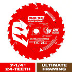Freud D0724d 7-1 4  Diablo Demo Demon Circular Saw Blade             2 Pack 