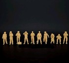 1 64 1 72 1 87 Wwii U s  Army Tank Armour Groups   Logistic Support Group 10pcs