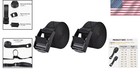 Heavy-duty Nylon Tie Down Straps - 3 3 Ft Adjustable 2-pack For Cargo Security