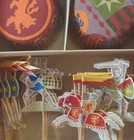 Meri Meri Brave Knights Party Cupcake Kit Toppers Party Set Medieval Battle