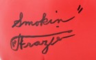 Muhammad Ali   Joe Frazier Signed Red Everlast Boxing Glove Psa dna  7a02077