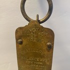 Antique Chatillon   s Balance No 2 Hanging Spring Scale Brass 50 Lb Ny Pat 1891-92