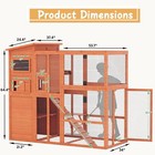 Large Cat House Outdoor Catio Play   Run Enclosure Outdoor Wooden Cage Platforms