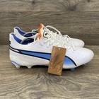 Puma King Ultimate Women s Fg ag Soccer Cleats Size 9 5 White Blue 107262-01  