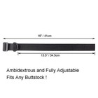 Tactical Universal D Ring Sling Point Adapter Rifle Buttstock Loop Strap Airsoft