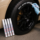 4 Pack White Tire Paint Markers Permanent Tire Lettering Pen Waterproof Oil Base