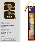 Official Fifa World Cup 2026 Edition - 6 3 Inch Inches  Red  White   Blue