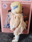 Antique Bisque Miniature Jointed Dollhouse Or Display Doll Lovely Outfit 