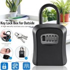 Key Lock Box For Outside-combination Lockbox For House Key-portable wall Mounted
