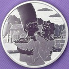 2021-p Tuvalu The Simpsons Marge   Maggie 1 Oz  9999 Silver Bu