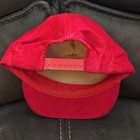 Vintage Moosehead Beer Corduroy Hat Snapback Red Canadian Lager  rare 