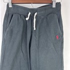 Polo Ralph Lauren Joggers Sweatpants Youth Size Medium 10-12 Black Fleece