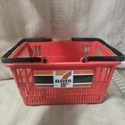Rare Vintage 7 Eleven Red Plastic Shopping Basket  Full Size Convenience Store
