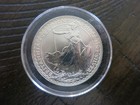 2002 - 2 Pound 1 Oz Great Britannia Silver Coin In Capsule Key Date