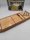 Vintage Strolling Bowling Tabletop Wind Up Game Complete Tomy Tested   Works