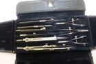 Vintage Drafting Set In Eugene Dietzgen Co  Case 9 Piece Set Collectible
