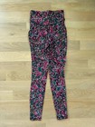 Excellent Condition  Luluemon Women   s Fleece Lined Floral High Rise Leggings 4
