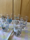 Anthropologie Molly Hatch Menagerie 4    Juice Glasses 6 Designs Available Euc