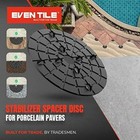 Eventile 1 8  Large Format Porcelain Tile Spacer And Natural Stone Paver Spacer 