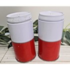 Coca Cola Coke Salt   Pepper Shakers Tin Metal