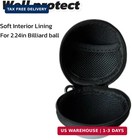 Clip-on Billiards Cue Ball Case For 2-1 4  Pool Ball  Training Balls Bag  2 24in