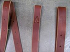 Leather Saddle Front Cinch Strap Set Latigo Tie   Off Billet Set Standard Length