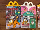  6  Vintage  1989   garfield   mcdonald s Happy Meal  Box Lot  Rare 