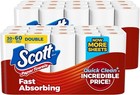 New Scott Paper Towels Bulk 60 Regular Rolls 30 Double Rolls 2 Packs Of 15 White