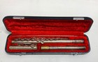 King Student Flute Vintage Silver Plated With Case Serial 218955