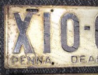  2  1922 Pennsylvania Dealer License Plates