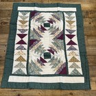 New Vintage Tucker Lane Garden Pineapple Quilted Standard Sham Nos 3 Shams