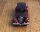 Vintage Kilgore Cast Iron Take-apart Black   Red Sedan 5   repainted - Hubley
