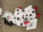 11 Disney Store 101 Dalmations Mini Bean Bag Plush Cruella lucky penny Nwtags