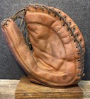 Vtg 1940s Nokona Model Softball Baseball Glove 1st Baseman   s Oven Mitt Style