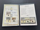 Israel 1995 Official Folder  jerusalem 3000th Anniv 1245-47 stamp Set  fdc  card