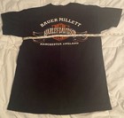 Harley Davidson Manchester England Black Motorcycle T-shirt Size L 1996