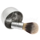 Practical Shaving Badger Hair Brush   Stainless Steel Bowl Cup Mug Barber Tool