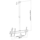 Heavy Duty Flat Slanted Vaulted Ceiling Tv Mount Bracket 40 42 46 47 50 55 60 70