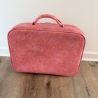 Vintage Samsonite Silhouette Pink Marbled Luggage