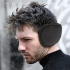 2 Pcs Ear Muffs Warmers Fleece Winter Ear Earwarmer Mens Womens Behind The Head 