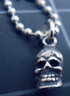 Skull Necklace Stainless Ball Chain New Gothic Skeleton Pendant Head 3d Charm