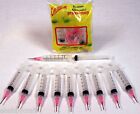 Precision Applicator 5cc Syringe W 18 Gauge Pink Tip -glue  Henna -10 Pack